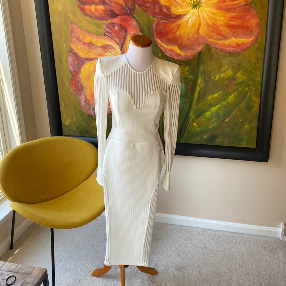 Creamish white Zhivago dress